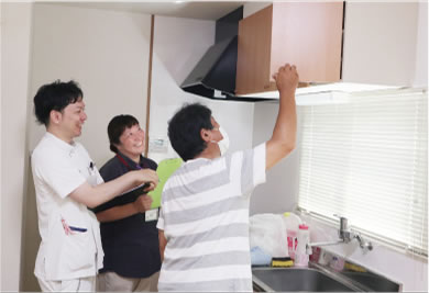 試験外出(共同生活住居の見学)
